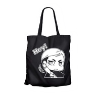 Tote bag anime sticker ERWIN SMITH - ATTACK ON canvas materialTITAN