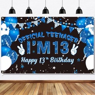 13th Birthday Decorations for Boys Teenager I’m 13 Banner Happy 13th Birthday Banner Cheers 13 Birth