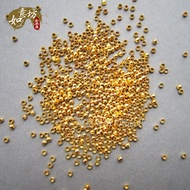 Hand Beading Material Jewelry 2mm Gold Bead Curtain Accessories Positioning Beads Silver Spacer Bead