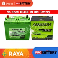 AMARON GO NS60L | 46B24L | 46B24LS (MF) - 45AH - Car Battery - Waja Vios Civic Almera Iswara HRV Acc