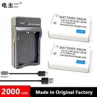 NP-95 NP95 DB-90 DB90 Battery charger For FUJIFILM X100 X100S X100T XF10 X70 X30 XS1 F31 F30 RICOH G