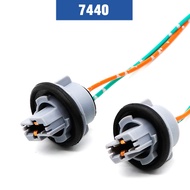 T20 7440 W21W LED bulb holder LED socket adapter connector LED parking side light Wiring Harness ada