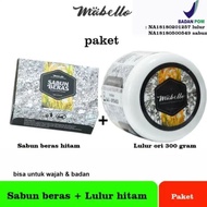 Lulur beddaotong Mabello + Sabun Beras hitam Mabello