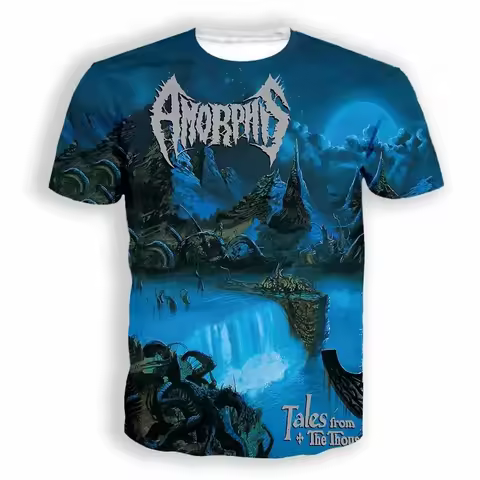 New Fashion Women/Men's 3D Print Amorphis Casual T-shirts Hip Hop Tshirts Harajuku Styles Tops Cloth