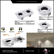 LED Eyeball Casing Fitting Gu10 Holder Adjustable 90° Angle