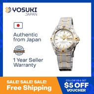 SEIKO 5 SPORTS SNZB24J Silver Stainless Steel Automatic Watch for Men JMADE  from YOSUKI JAPAN S11SALE