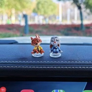 Car Mounted Cartoon Ornament, Shoulder To Shoulder, Console Center Doll Judith Animal Car City, G2o6