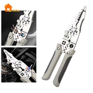 [Nanaaaa] Wire Hand Tool,Multipurpose ,Wiring Tool Electrician Plier Cable Wire Strippings Tool for Crimping, Winding