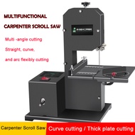 🔥🔥🔥 Band Saw Machine Scroll Saw Multifunctional High Precision Wire Saw Machine Cutting Curve Metal Table Sawing Machine
