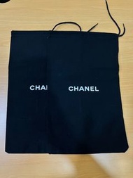 Chanel香奈兒防塵袋兩個一起賣，可平信小包寄送$12風險自負