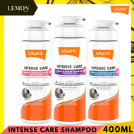 Lolane Intense Care Keratin Serum Shampoo 400ml โลแลน อินเทนซ์ แคร์ เคราติน เซรั่ม แชมพู(สีฟ้า สำหรั