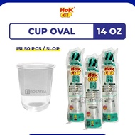HOK BRAND CUP SCREEN PRINTING 14 OZ OVAL (7 grams)