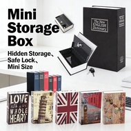 S Mini Box Size Safety Book S Safe Box Hidden Lock Novel Password