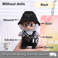 【READY STOCK】Labubu Overalls Accessories/17cm Mini Doll Clothes/Hats Glasses Shoes Gift/Labubu Baby