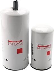 HLBTK FF63041NN FS20121 Fuel Filter and Fuel Water Separator Filter Kit Fits for Cummins