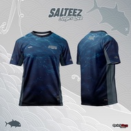 Salteez - Basic Jersey SeaBlue 2026 SS Fishing Jersey