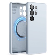 elago Magnetic Silicone Case Compatible for Samsung Galaxy S25 Ultra Case