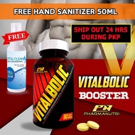 Vitalbolic Muscle Booster 90 Tablets + FREE Vital Clean Hand Sanitizer vs Meso X vs Meditech Sarms S
