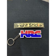 GANTUNGAN HRC RUBBER KEYCHAIN MOTORCYCLE CAR KEYCHAIN