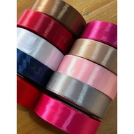1 ROLL OF 3 CM SATIN RIBBON, 22 YARDS LENGTH