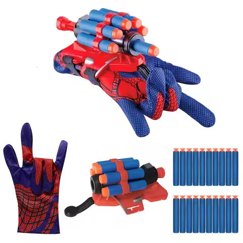 June 1st Party Launcher Glove Web Cosplay Shooters Recoverable Wristband Halloween Props Christmas G