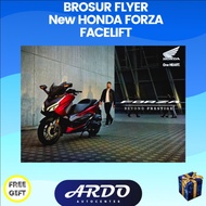 Brosur motor New Honda Forza Facelift 2023