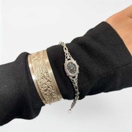 Medieval Niche agete Same Style Christmas Diamond Retro Light Luxury Niche Bracelet High-End Quartz 