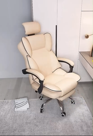 เก้าอี้ เก้าอี้ทำงาน เก้าอี้เล่นเกม เก้าอี้เกมมิ่ง เก้าอี้ปรับนอน เล่นคอมหรือนอนได้ Gaming Chair ปรับความสูงได้ปรับเอนปรับหมุนได้ 360องศา สีเทาอ่อน One