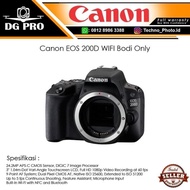 Garansi Canon EOS 200D WIFI Bodi Only - Kamera DSLR Canon 200 D BODY - BO