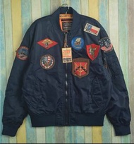 Top gun 深藍色空軍外套