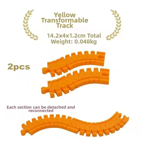 Plastic Train Track Accessories Flexible Y Track Railway Track Colorful Design Train Track Connector