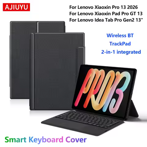 Keyboard Case With Touchpad for Lenovo Xiaoxin Pad Pro 13/GT13 13" 2026 Idea Tab Pro Gen2 TB376FC/TB