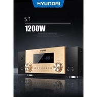 Hyundai AV Receiver 1200w AV Amplifier 5.1 Channel Coaxial input with Bluetooth