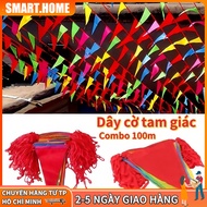 100m Triangle flag string decorative flag string/decorative flag/triangle flag/decorative flag strin