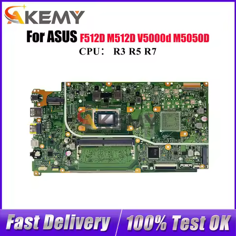 X512DAU Laptop Motherboard For ASUS VivoBook F512D M5050D X512DA X512DAP M512D V5000d X512D X512DK M