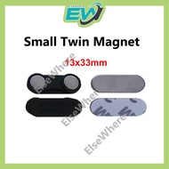 Magnet Nametag kecil (3.3cm x 1.3cm) small magnet for nametag namebadge Elsewhere