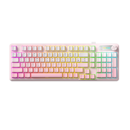 ZIFRIEND คีย์บอร์ดเมมเบรน IP98 คีย์บอร์ดเกมมิ่งแบบมีสาย RGB กันน้ำ -PINK