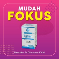 [ No. 1 Brain Booster ] EXAMO CKM 500 @ EXAMO BIRU - Suplemen Minda Nutrisi Neuro Terbaik Era Edar E