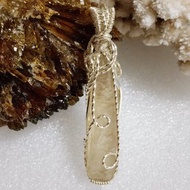 金屬線編織 涅槃水晶原礦項錬墜飾