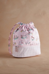 Ba lô trẻ em/Kids bag - Bunny Friends - Pink - AA4618