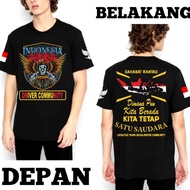T-Shirt Tops Distro Driver Community Indonesia
