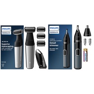 Philips Norelco Bodygroom Series 5000 Showerproof Body & Manscaping Trimmer for Men with Back Attach