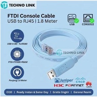 Cisco USB to RJ45 LAN FTDI Chipset Console Cable 1.8M 1.8 Meter For Cisco Huawei