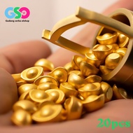 100pcs Set Yuan Bao Mini Yen Pao Chinese New Year Decoration Yuan Bao Gold Simulation Handicraft