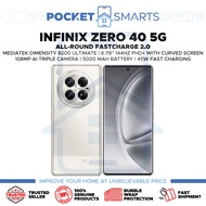 [Malaysia Set] Infinix Zero 40 5G (256GB ROM | 12GB RAM) 1 Year Infinix Malaysia Warranty