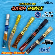 XIANDAO CUSTOM HANDLE UL FISHING ROD SPINNING BAITCASTING BC 1-4LB 5'6"JORAN PANCING AJING ROD