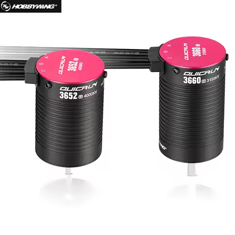 HOBBYWING QuicRun 3652SL 3250KV/4000KV/5400KV 3660SL 3150KV/3700KV G2 Sensorless Brushless Motors 2-