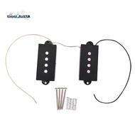 Pb P Bass Pickup Humbucker Pickup For 4 String P Bass Replacement Bass Guitar Part, Black