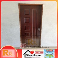 RRHC047-Walnut Classic Interior Room Door | Pintu Bilik | Pintu Kayu | Pintu Murah | Wooden Door | pintu modern
