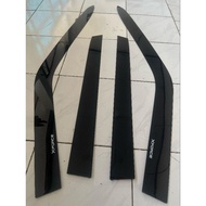 MITSUBISHI Xforce WATER GUTTER 2023-2024 FLAT MODEL HIGH QUALITY 4 DOORS